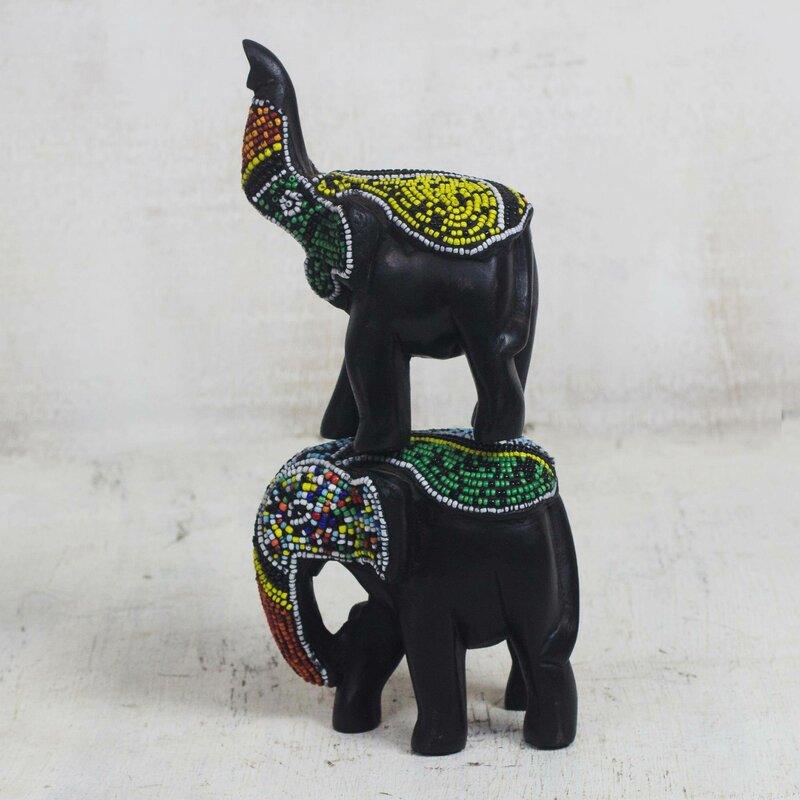 Beaded elephant shops figure